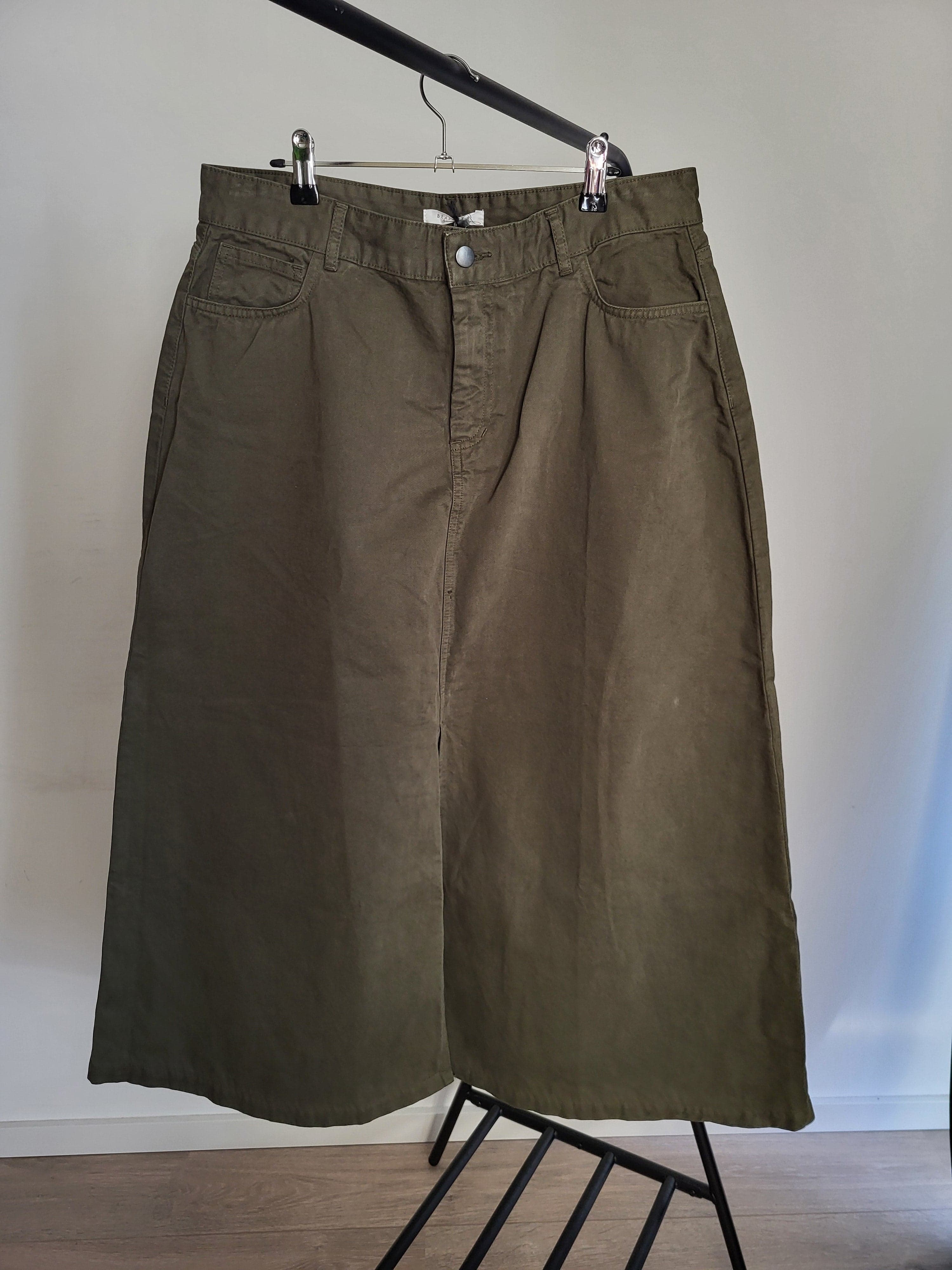 Shelby Organic Cotton Skirt In Army Size L Preloved