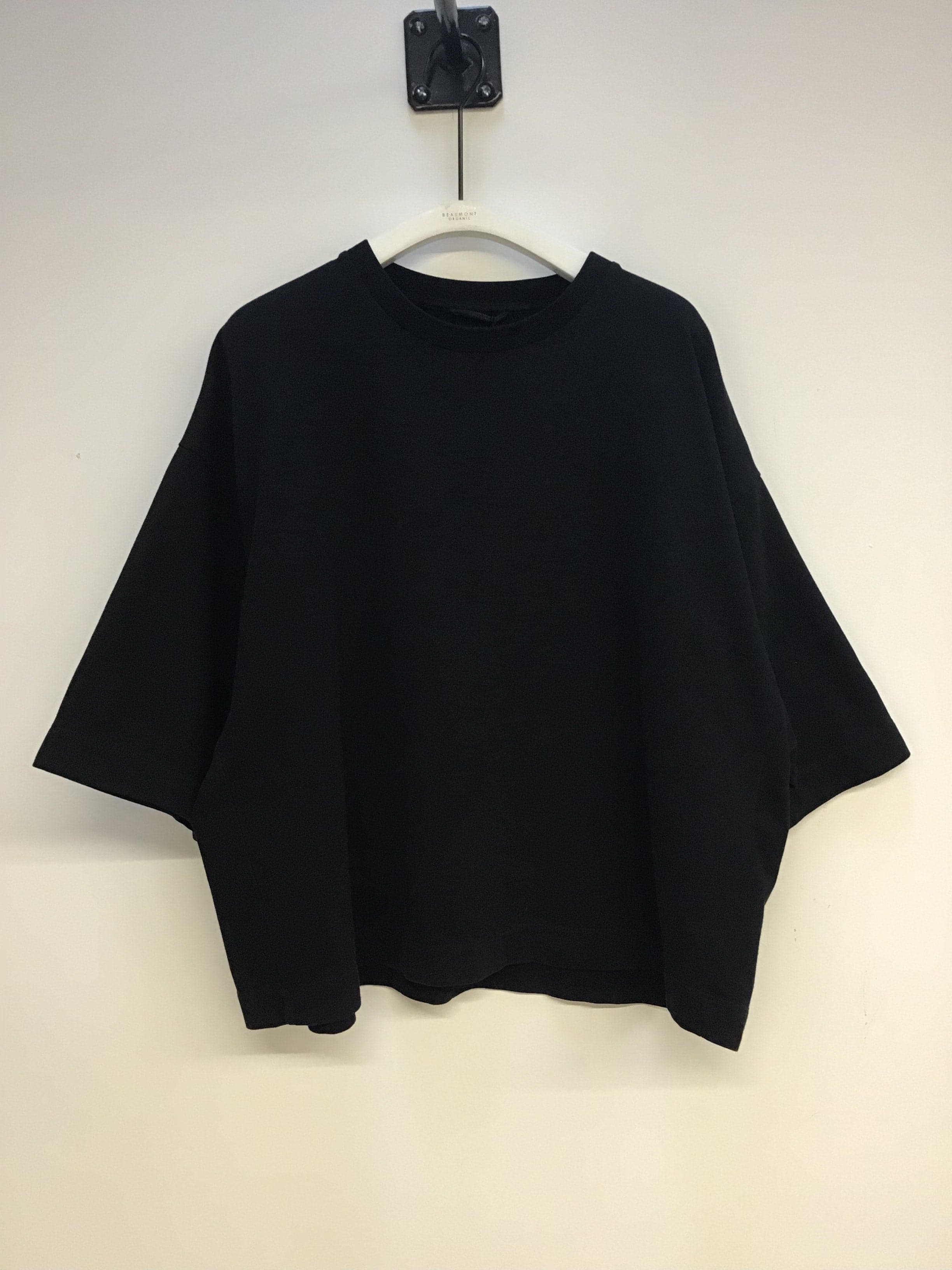 Bobbie Organic Cotton Top in Black L Preloved