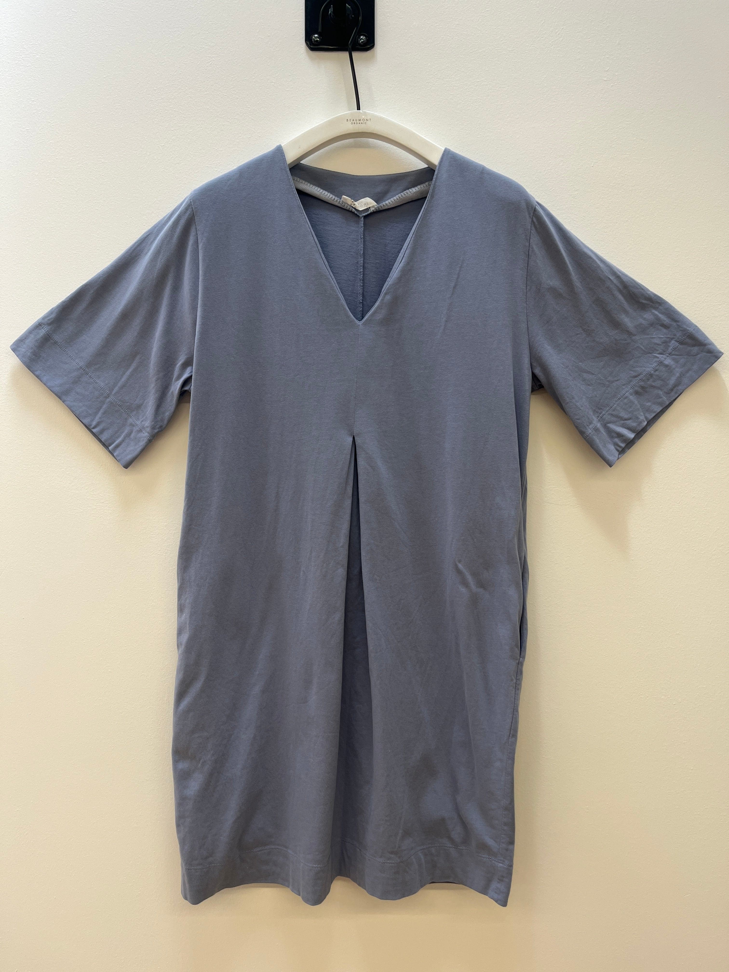 Toba Organic Cotton Dress in Pale Blue S Preloved