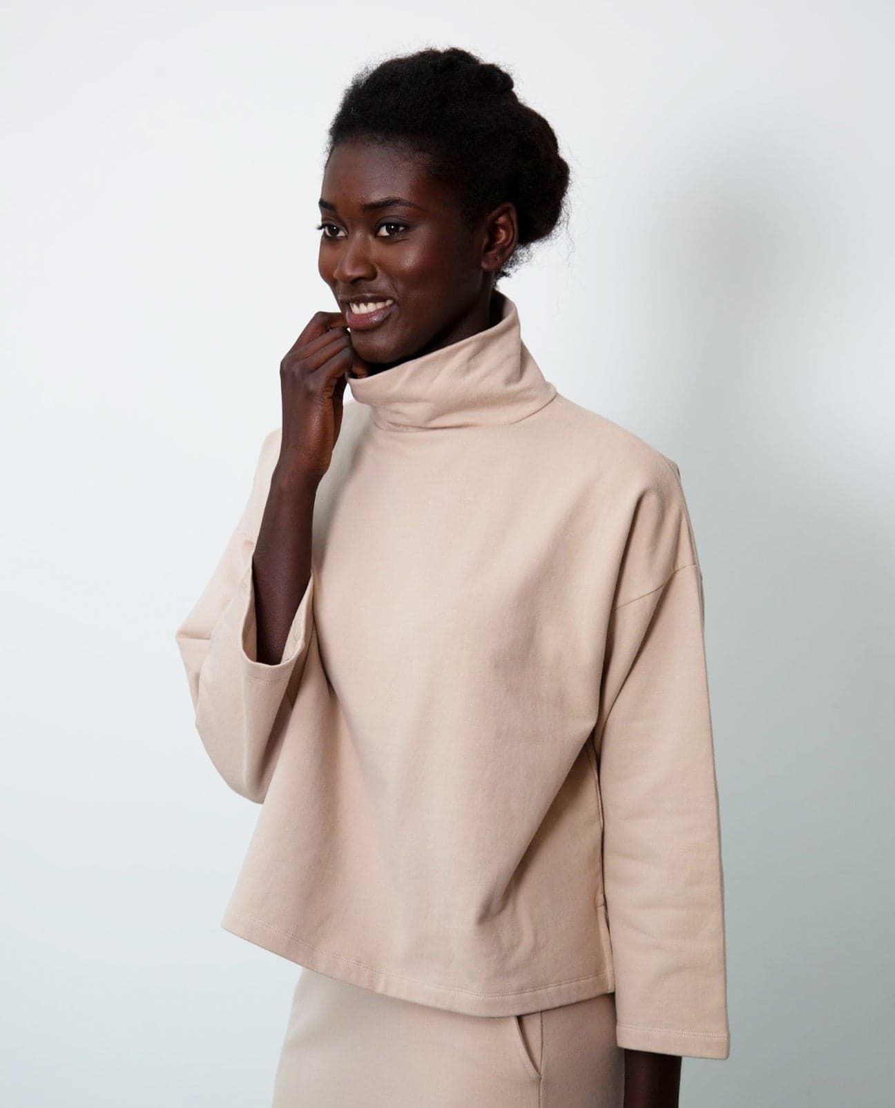 Ula Organic Cotton Top In Sand