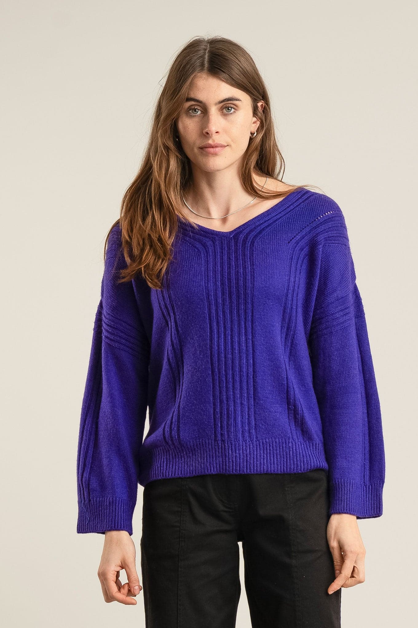 ANYA Merino Wool Jumper - Ultramarine