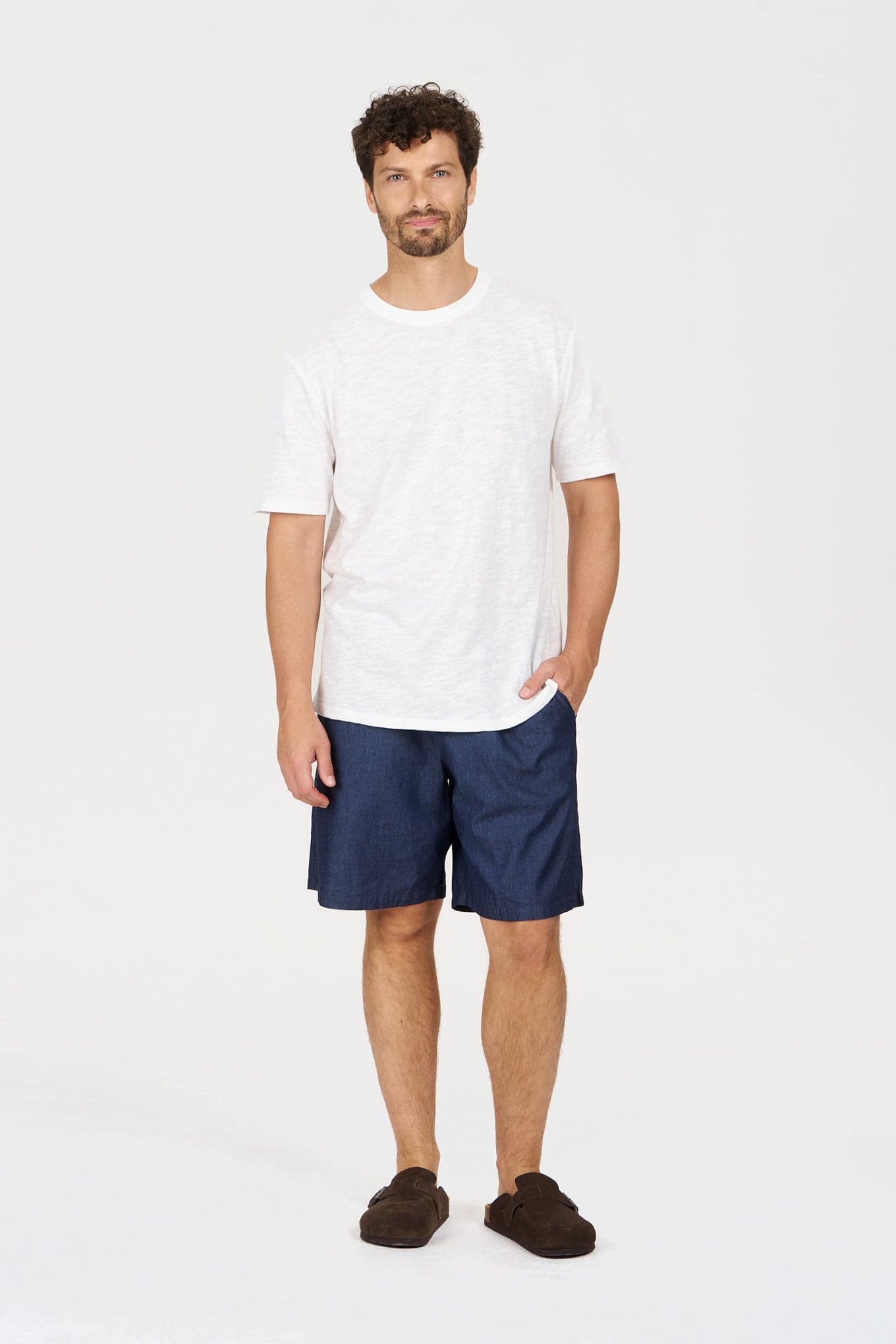 JERRY Organic Cotton Short - Mid Wash