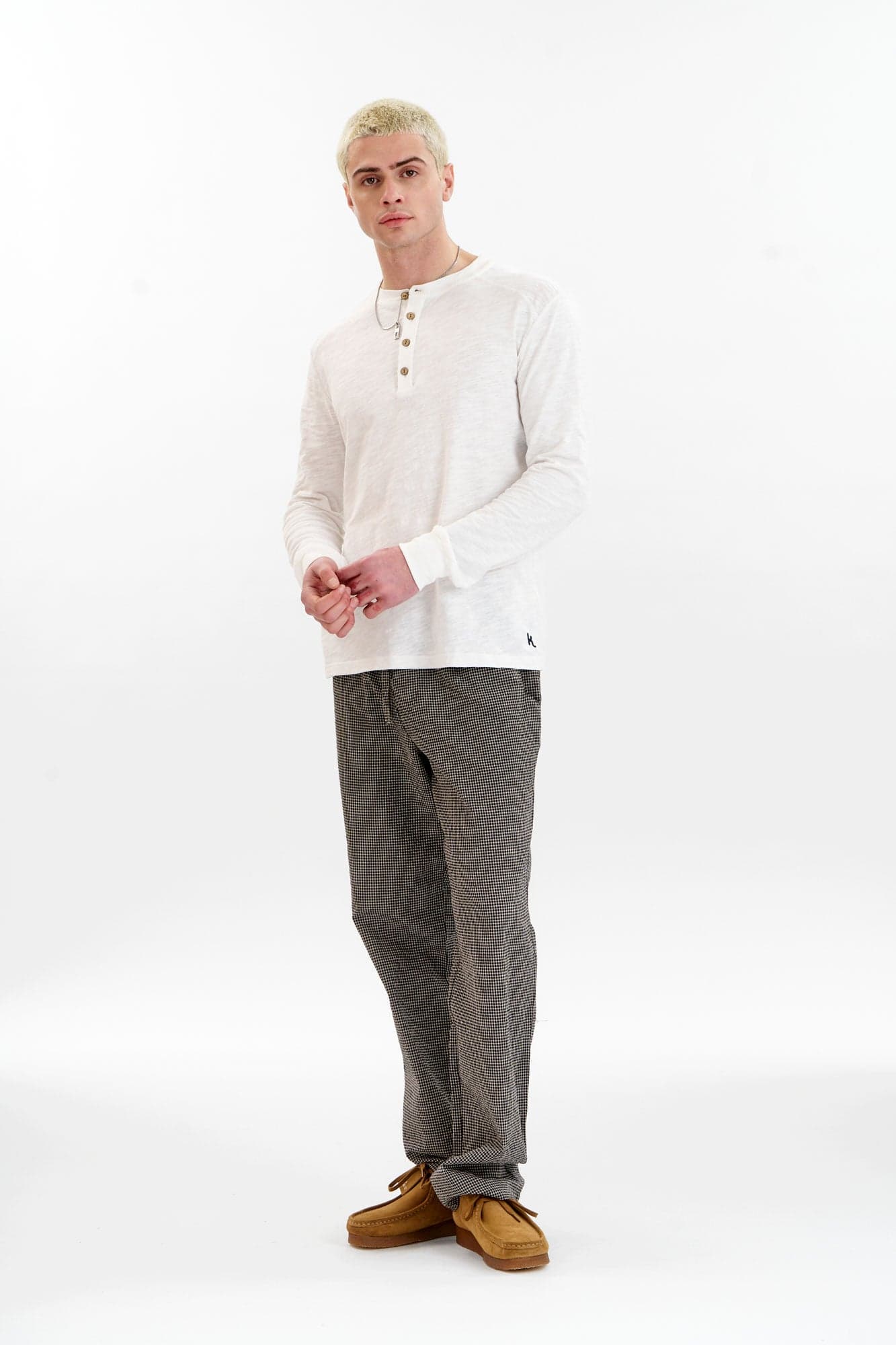 JOSHUA Organic Cotton Trouser - Check
